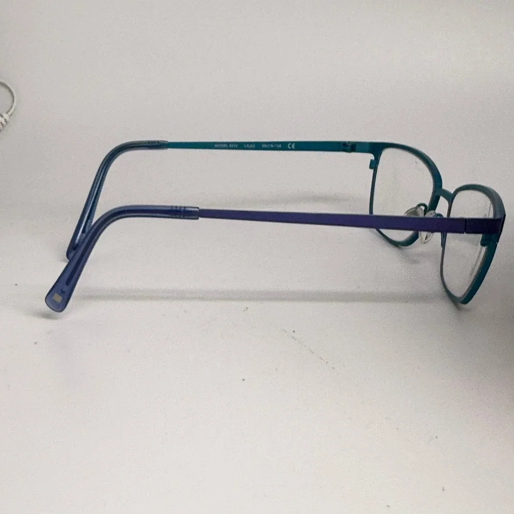 Modo 4212 Titanium Eyeglasses Lilac Teal Purple Frames 50-16-138 Designer